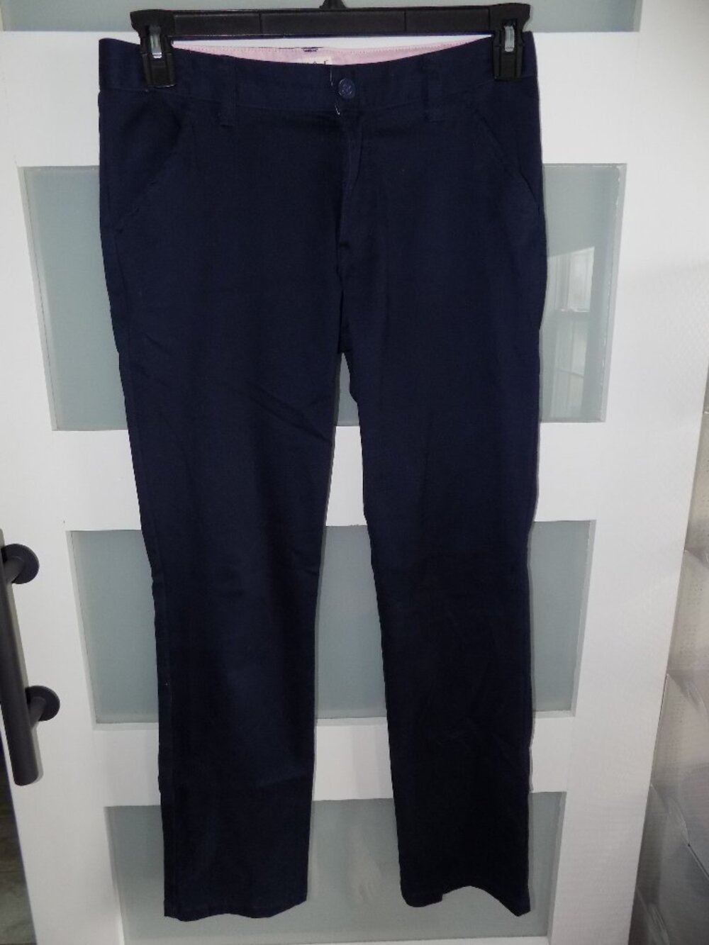 Cat & Jack Navy Blue Straight Fit School Uniform Pants Size 16 Girl's